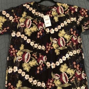 ZARA Embroidered sheath dress